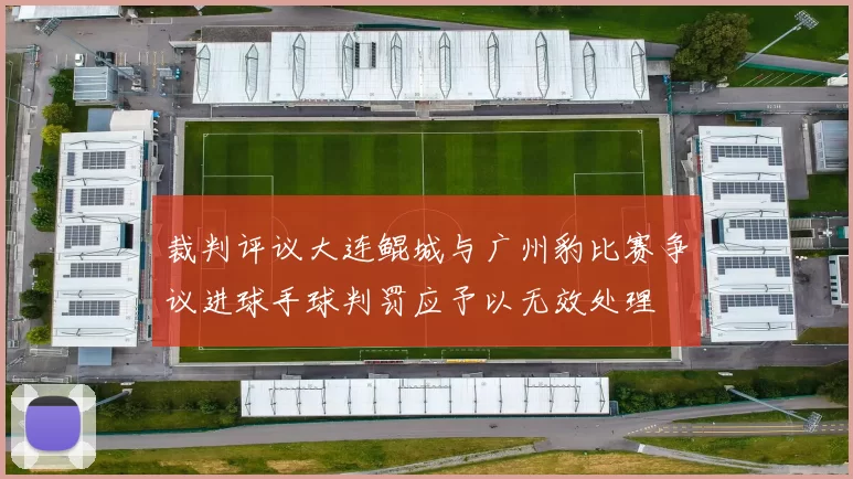 裁判评议大连鲲城与广州豹比赛争议进球手球判罚应予以无效处理